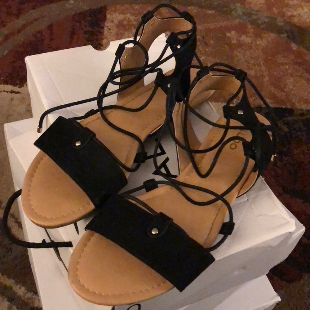 Black sandals